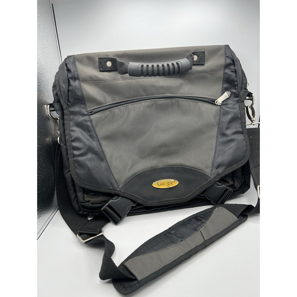90's VTG Google Classic Logo Employee Laptop Bag Nylon Briefcase Y2K Messenger